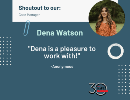 Employee shoutout Dena